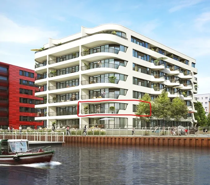 WATERFRONT LIVING IN BERLIN – SPECTACULAR RIVER VIEWS & SOUTH-FACING TERRACE — photo 1
